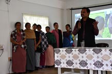 Interaction With the Women VEC functionaries at Laskein C&RD, West Jaintia Hills