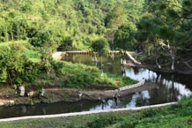 Construction of Check Dam at Mawryngkneng VEC, Mawryngkneng C&RD, East Khasi Hills District, FY 2018-19, Total Exdpenditure: Rs. 20,97,362
